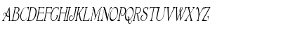 AlbertaWideLight Regular Uppercase Preview