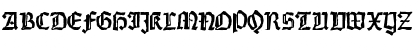 Weiss-Gotisch-Random Regular Font