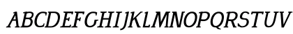 Desmond Bold Italic Uppercase Preview