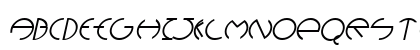 Devil BoldItalic Uppercase Preview