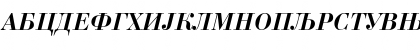 Bodoni Cirilica Bold Italic Font