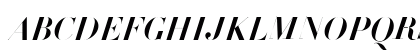 Didot Bold Italic Uppercase Preview