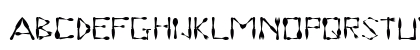 DinnerTime Regular Uppercase Preview