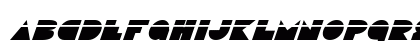 Disco Deck Laser Italic Uppercase Preview
