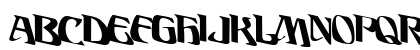 DisPlacedFont Bold Uppercase Preview
