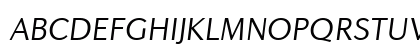 Diverda Sans Com Light Italic Uppercase Preview