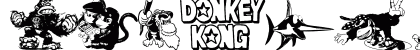 Donkey Kong World Regular Uppercase Preview