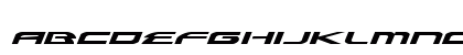 Alexis Expanded Italic Expanded Italic Uppercase Preview