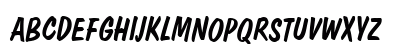 DomCasual Becker Italic Uppercase Preview