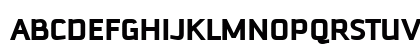 Downtempo Regular Uppercase Preview