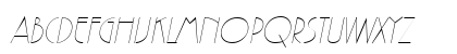 Deco-P700 Italic Uppercase Preview