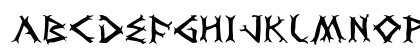 Dragon Order Regular Uppercase Preview