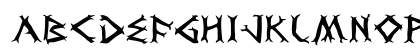 Dragon Order Regular Uppercase Preview