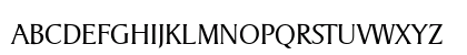 Dragon-Serial-ExtraLight Regular Uppercase Preview