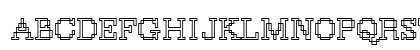 DTCRoughM33 Regular Uppercase Preview