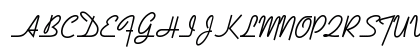 DymaxionScript Regular Uppercase Preview
