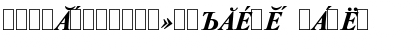 TimesET Chuvash Bold Italic Font