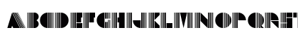 Echo Deco Regular Uppercase Preview
