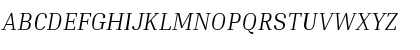 Inria Serif Light Italic Font