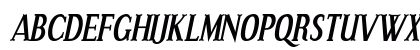 Effloresce Bold Italic Uppercase Preview