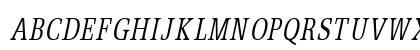 Eggo Thin Italic Uppercase Preview