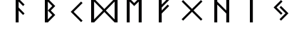Elder Futhark Regular Uppercase Preview