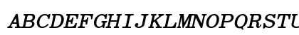 Elite Bold Italic Uppercase Preview