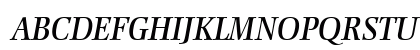 EllingtonMT RomanItalic Uppercase Preview