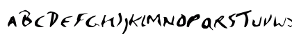 Elmore Regular Uppercase Preview