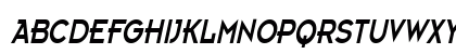 EmblemCondensed kursiv Uppercase Preview