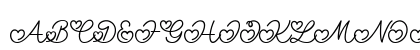 Lovely Valentine Regular Uppercase Preview
