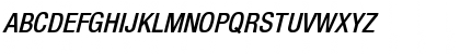 Olnova-DemiBoldCondIta Regular Font