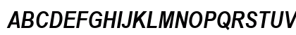 Arial Narrow CE Bold Italic Preview