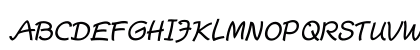 Escript LT Italic Preview