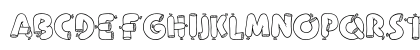 Alpha Sausage Regular Uppercase Preview
