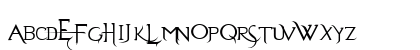 Typeface ￿ Draftlight/Aeryn/Wind-Up Records 2003. All Rights Reserved Regular Uppercase Preview