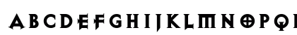 Exocet Heavy Uppercase Preview