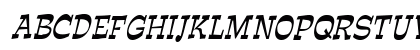 Expose Thin Condensed Italic Uppercase Preview