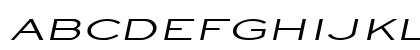 Eye glass Extended Italic Preview