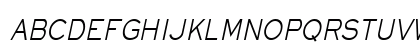 Eye glass Thin Italic Uppercase Preview
