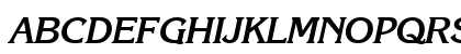 Korinna BT Kursiv Bold Uppercase Preview