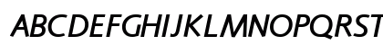 FacileSSK Bold Italic Uppercase Preview