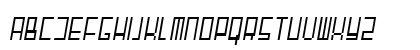 Fair N Square Condensed Regular Italic Uppercase Preview
