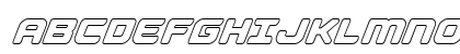 Falcon Punch Outline Uppercase Preview