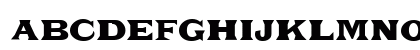 Fat Legs Semi-expanded Heavy Uppercase Preview