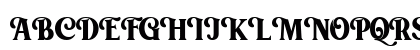 Alstoria Regular Uppercase Preview