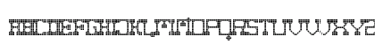 Fat Cowboy SQUARE Regular Uppercase Preview