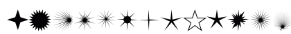 FontCo Flares Regular Preview