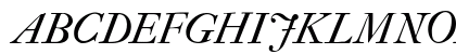 IM FELL French Canon Italic Uppercase Preview