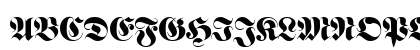 FetteFraktur Regular Uppercase Preview